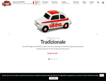 Tablet Screenshot of agenziagammariccione.it